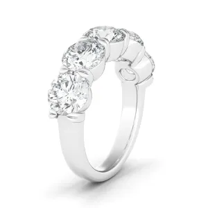 5 Stone Diamond Anniversary Band