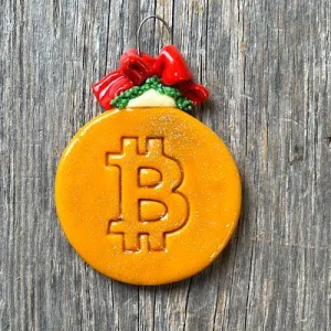 Bitcoin Christmas Ornament