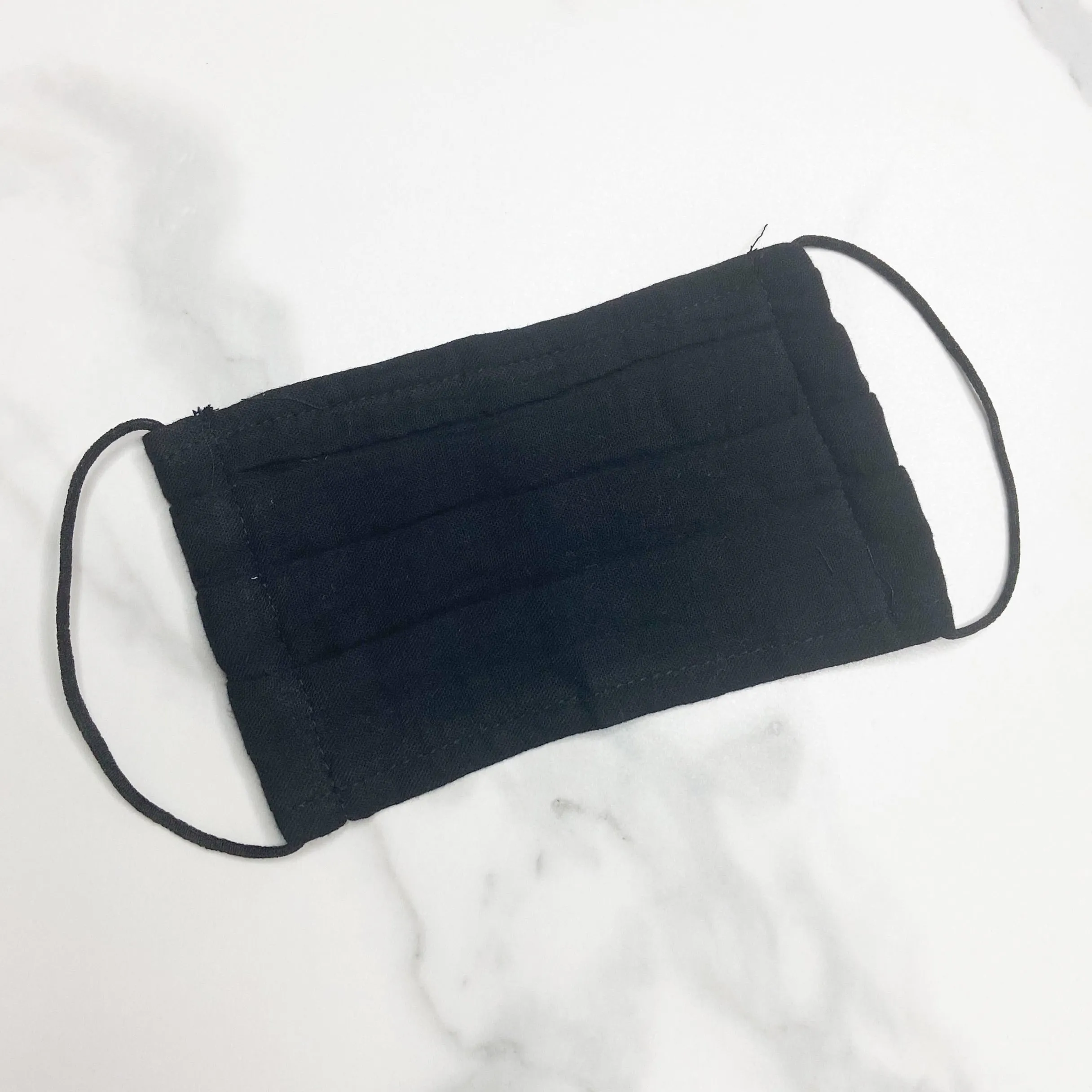 Black Cotton Face Mask