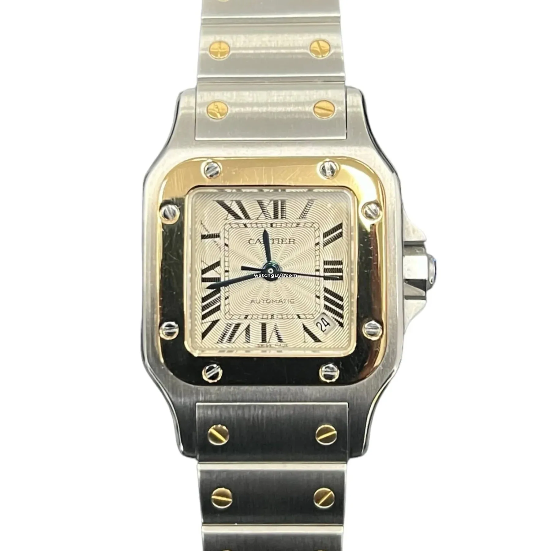 Cartier Santos Galbee 2423 Steel & Yellow Gold