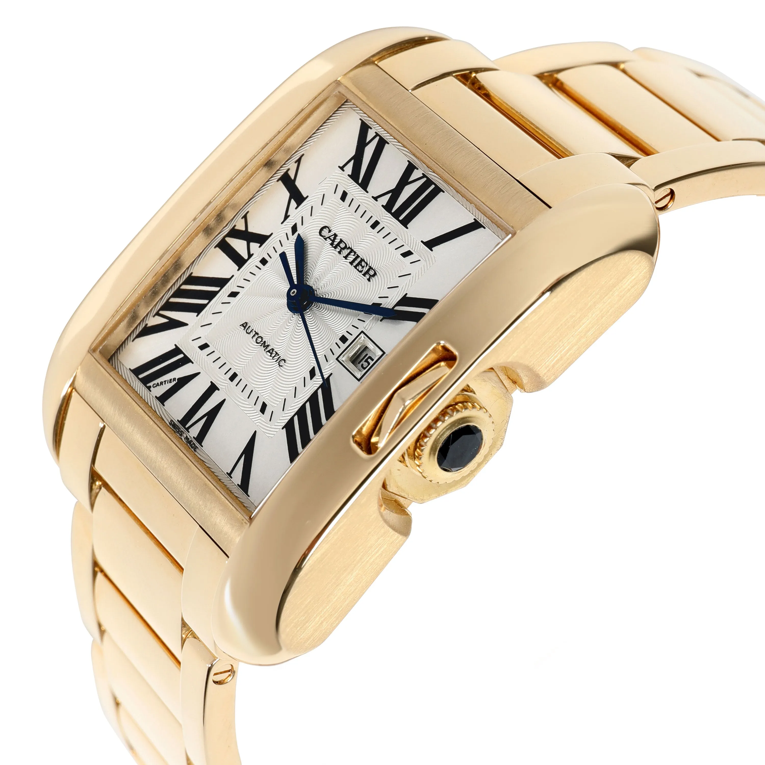 Cartier Tank Anglaise W5310002 Mens Watch in 18kt Yellow Gold