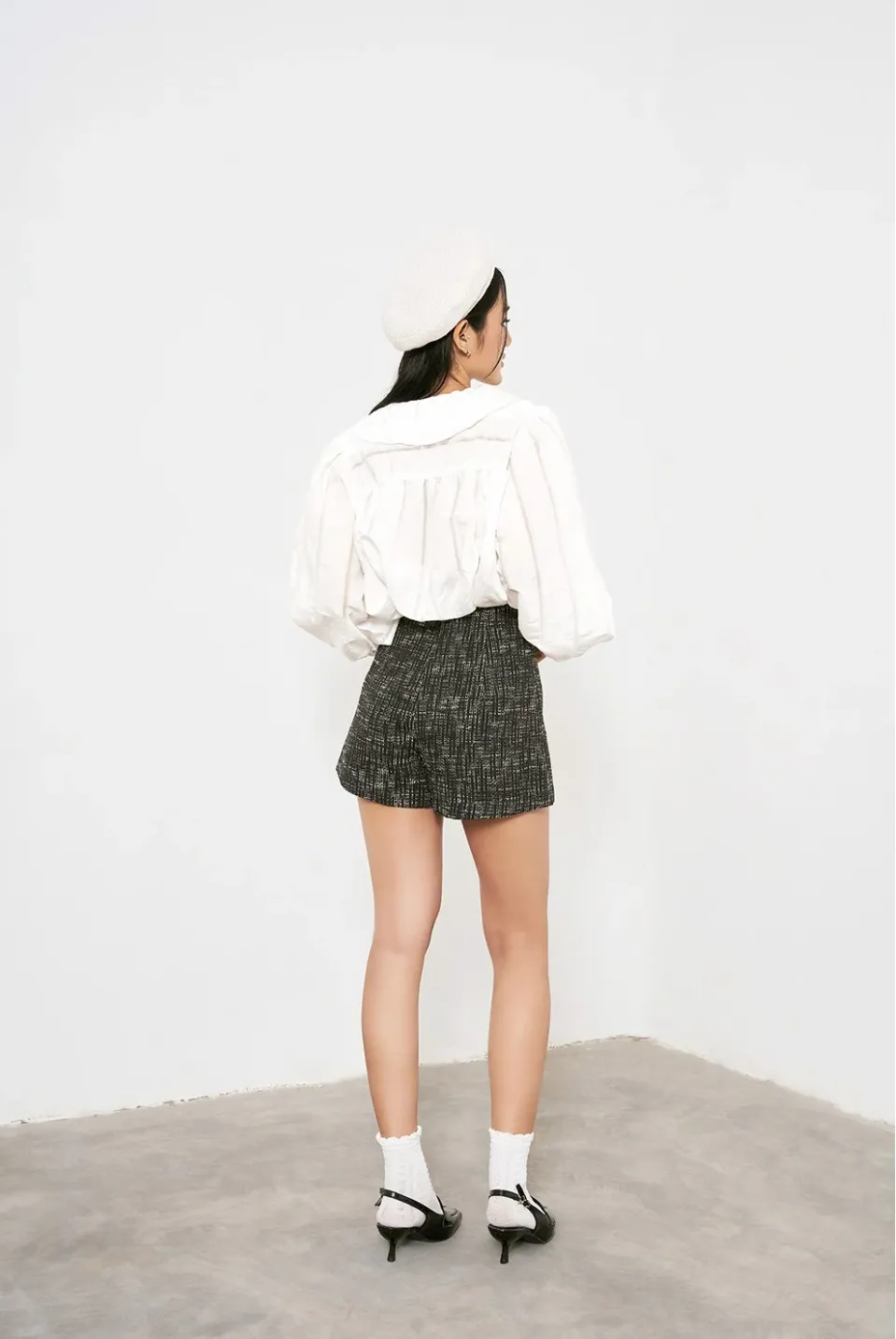 Dottie Patterned Short Q0292 - Gu Fashion | Vietnam Fashion Store