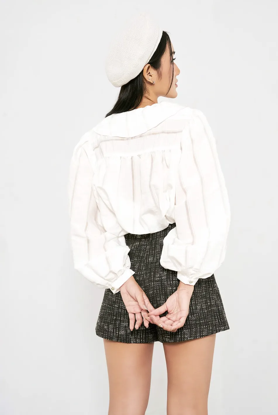 Dottie Patterned Short Q0292 - Gu Fashion | Vietnam Fashion Store