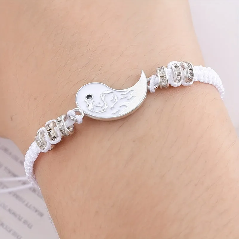 Dragon Totem Couple Bracelets and Friendship Braided Bracelets