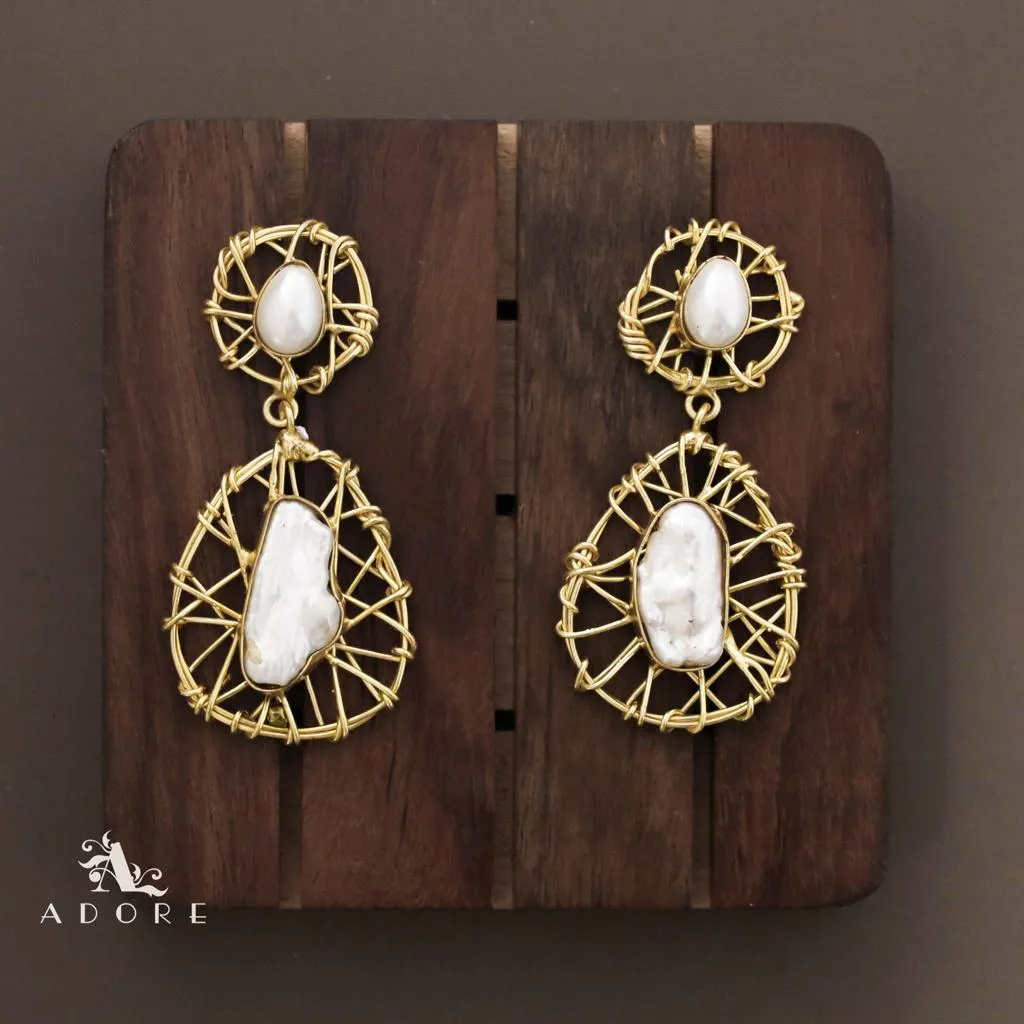 Dual Baroque Handmade Earring