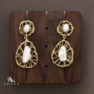 Dual Baroque Handmade Earring