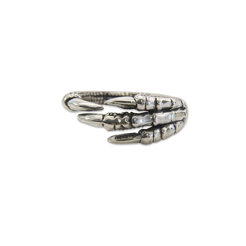 Eagle Claw Adjustable Sterling Silver Ring