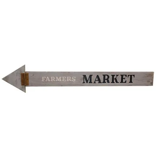 *Farmers Market Arrow Sign