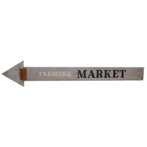 *Farmers Market Arrow Sign