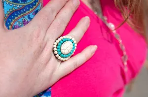 Handmade Macrame ring - tresoly
