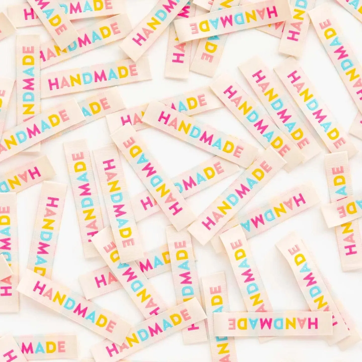 Handmade sew in label