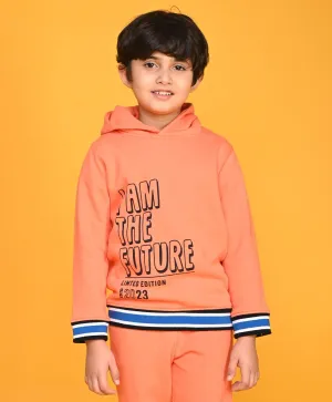 I AM FUTURE BOYS HOODIE - ORANGE