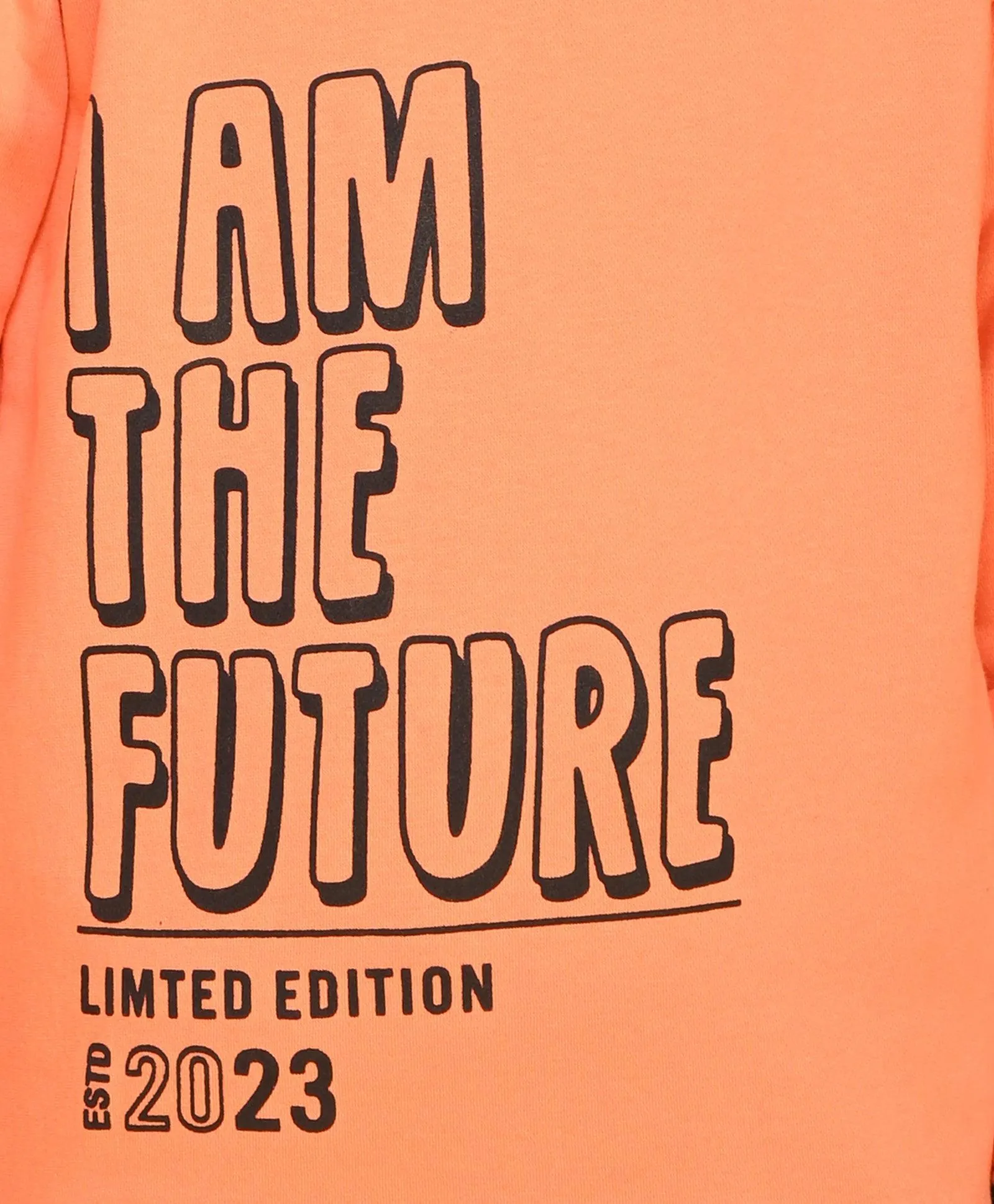 I AM FUTURE BOYS HOODIE - ORANGE