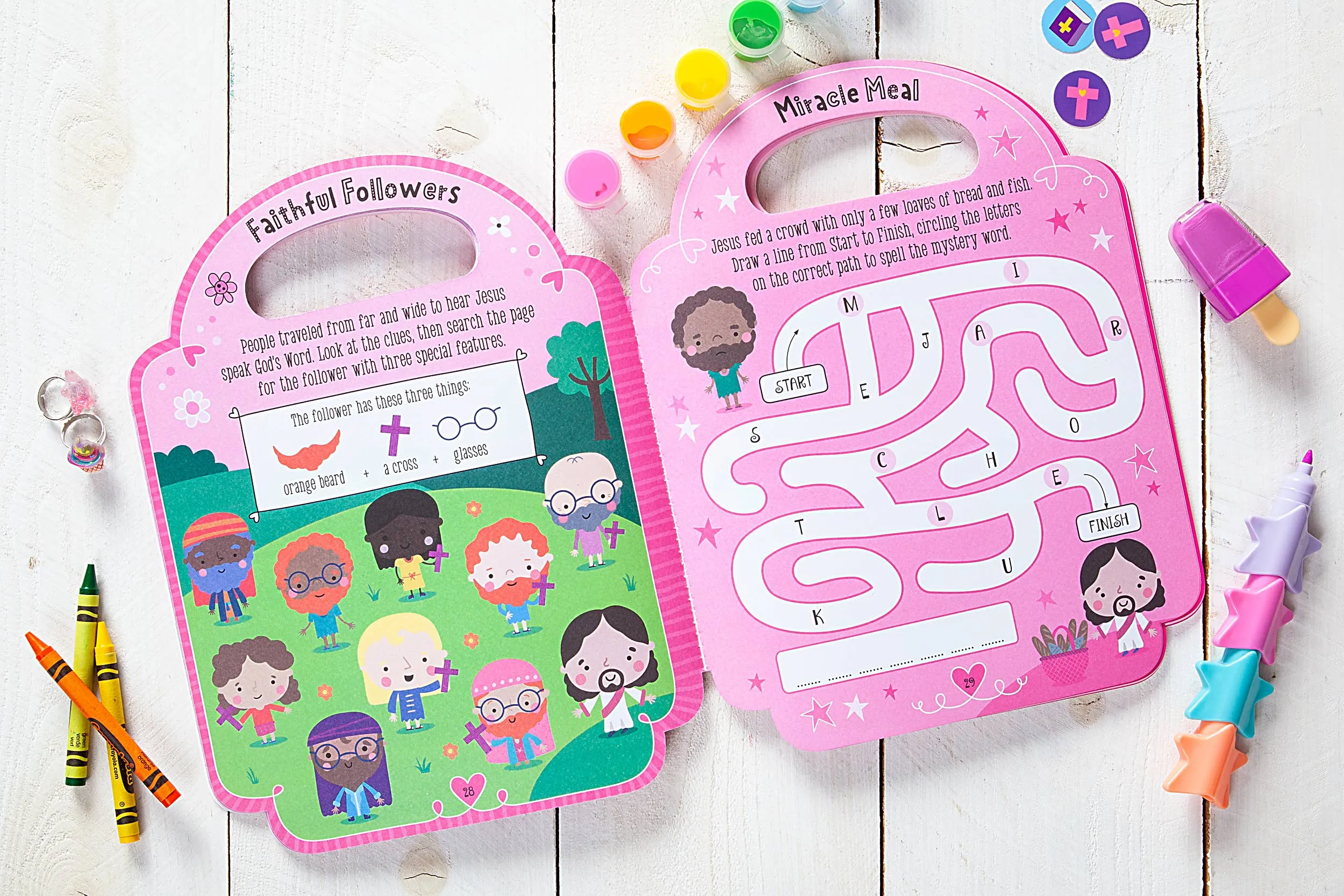 My Pretty Pink Bible Activity Book (Ages 4  - Gift Ideas)