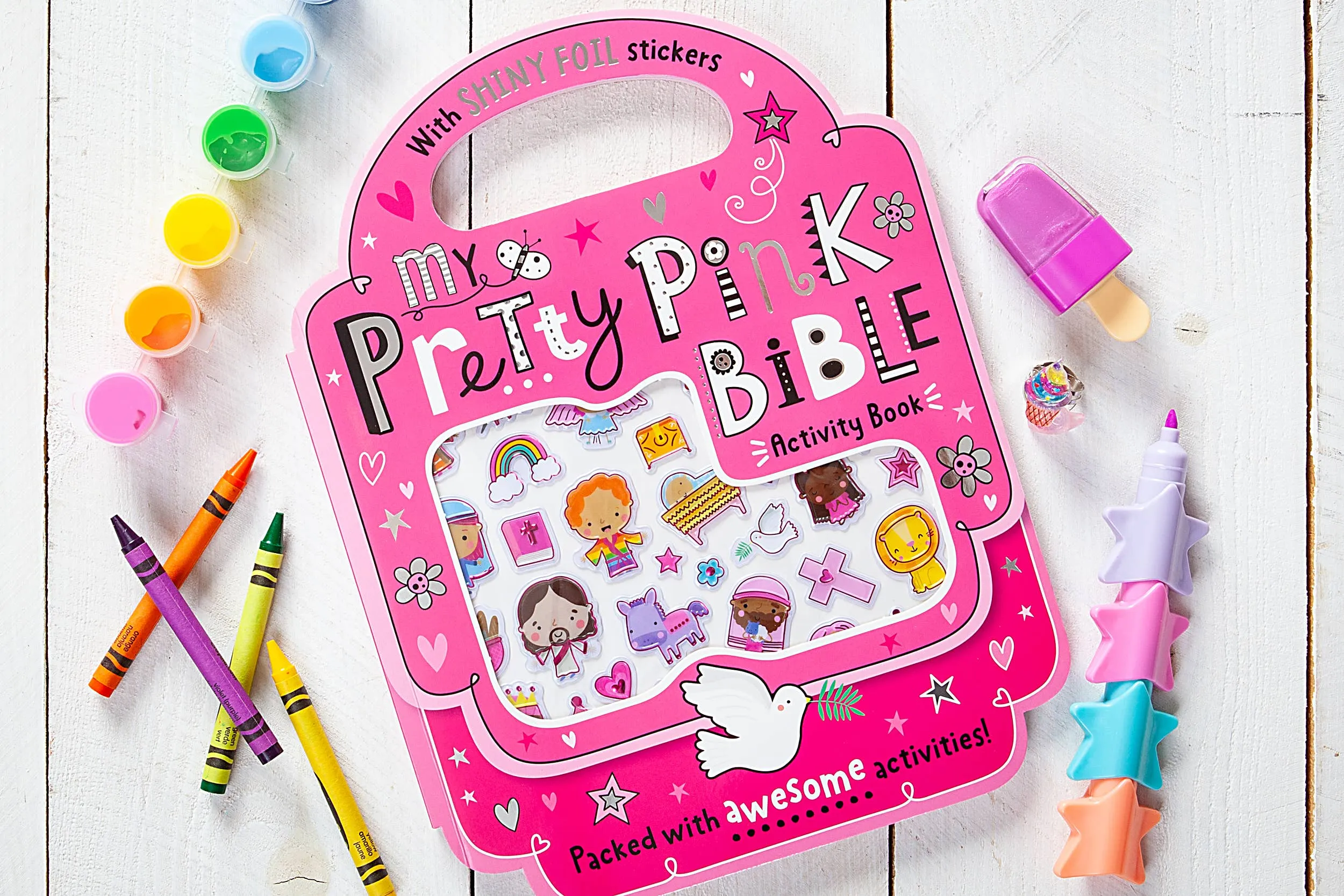 My Pretty Pink Bible Activity Book (Ages 4  - Gift Ideas)