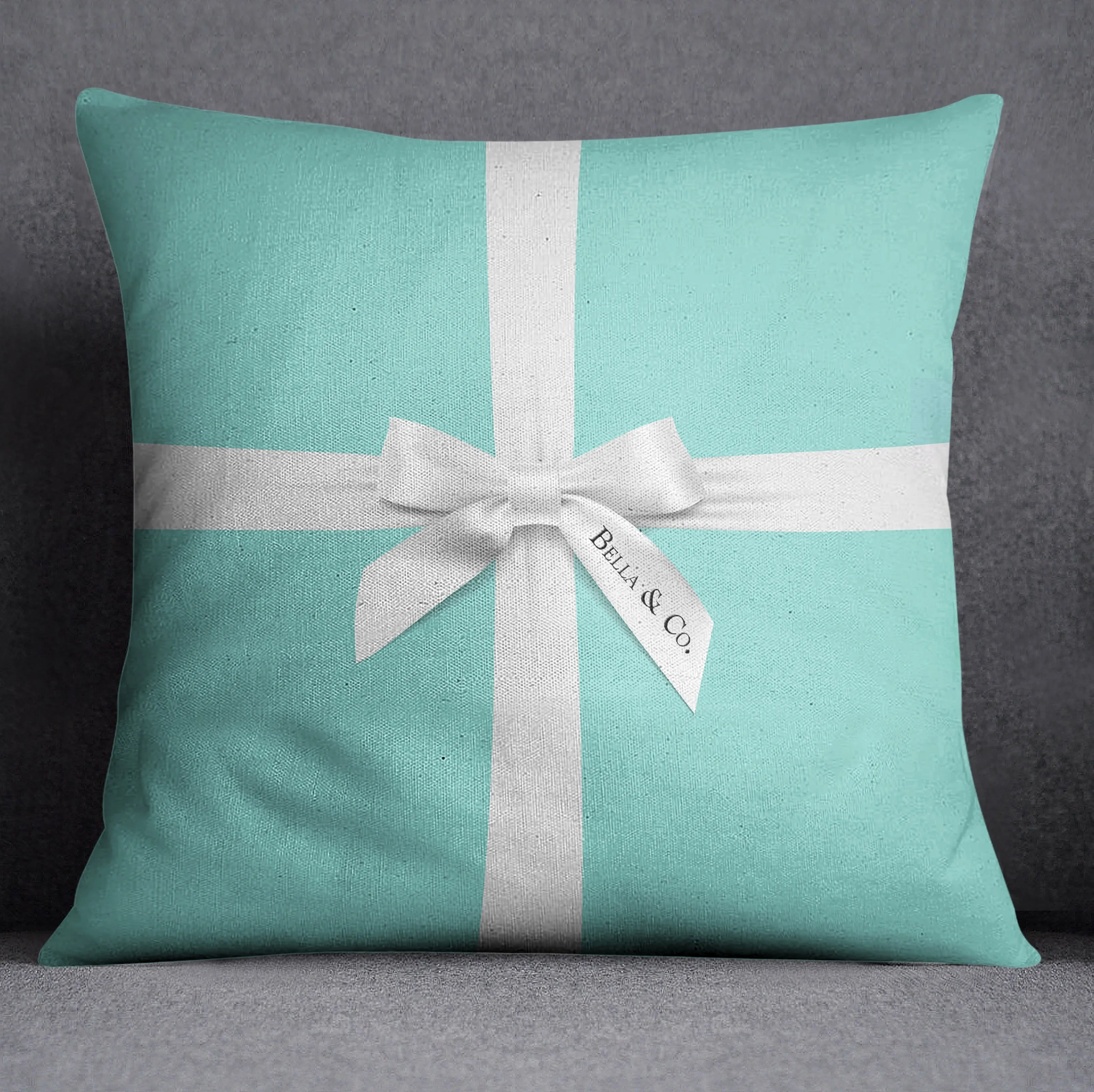 Name & Co Personalized Fashion Decorative Throw and Pillow Cover Set