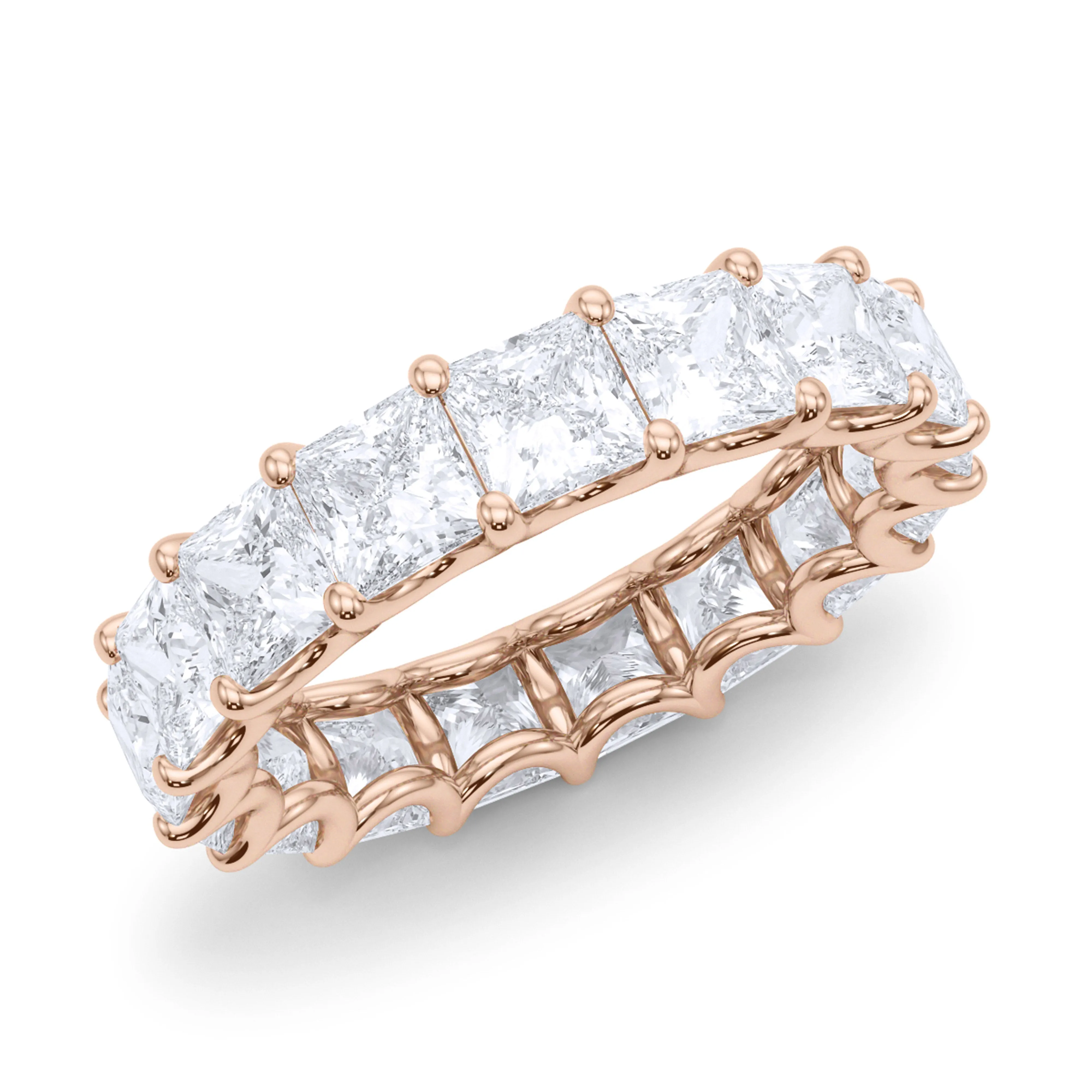 Princess Cut Diamond Eternity Band