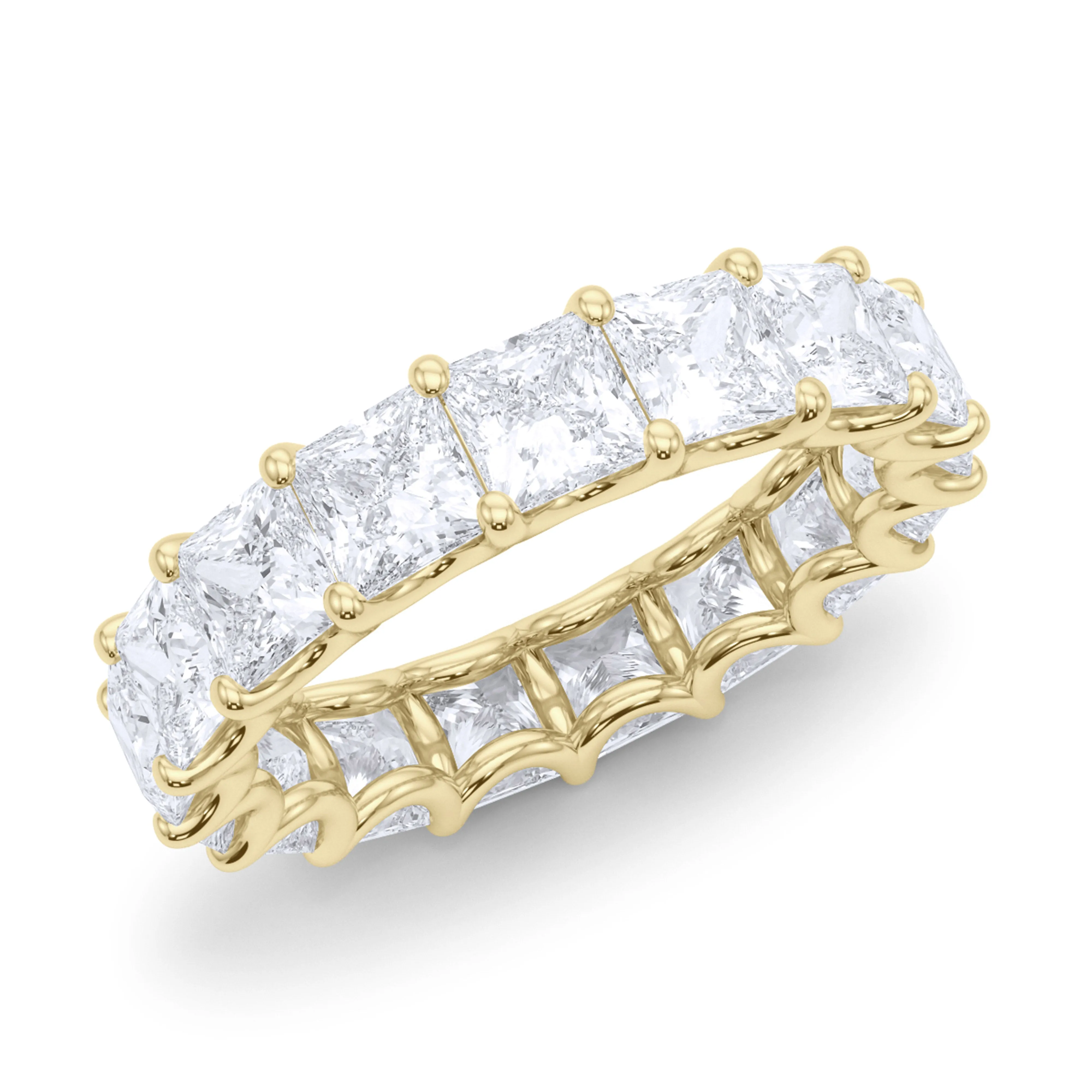 Princess Cut Diamond Eternity Band