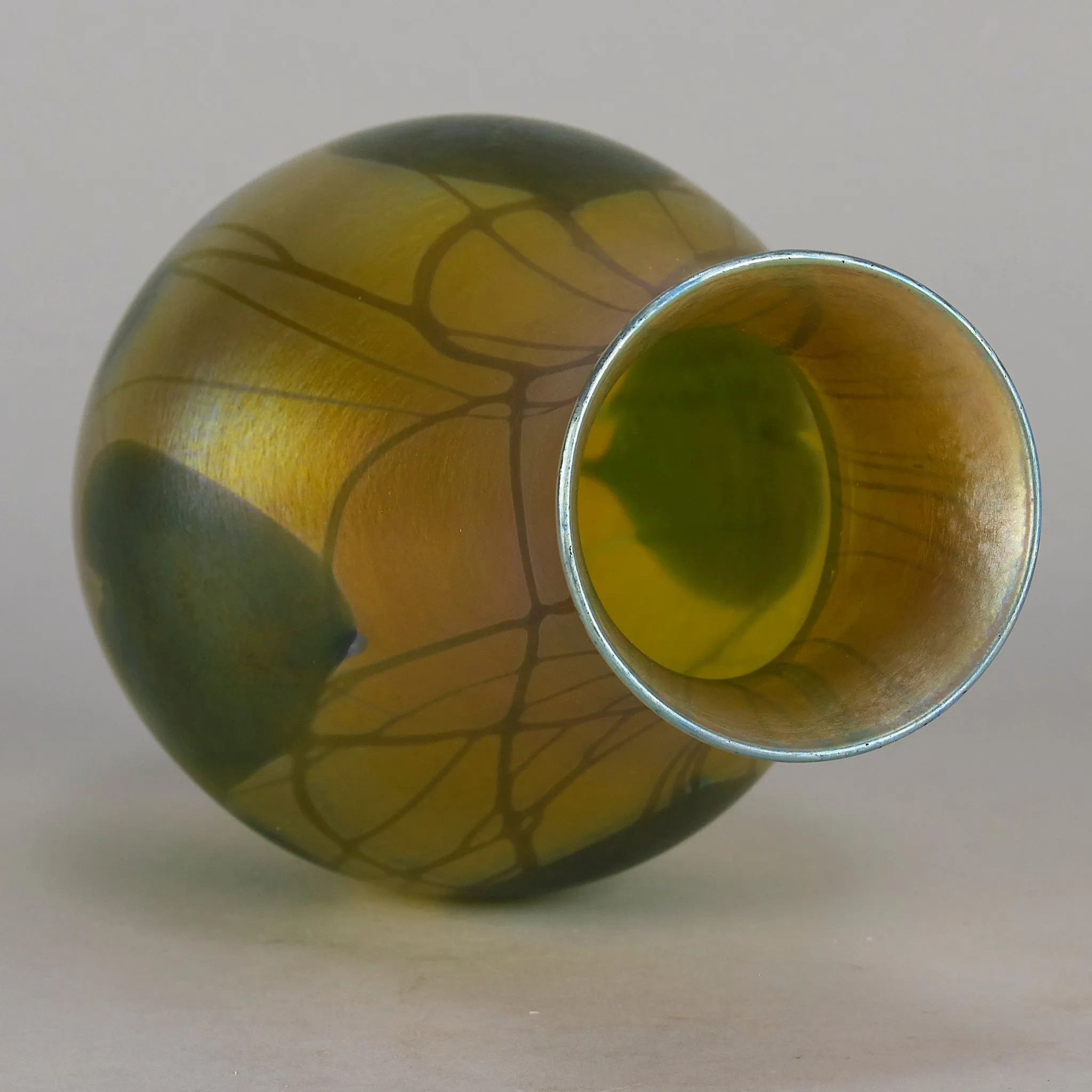 "Leaf and Vine Vase" by Louis Tiffany