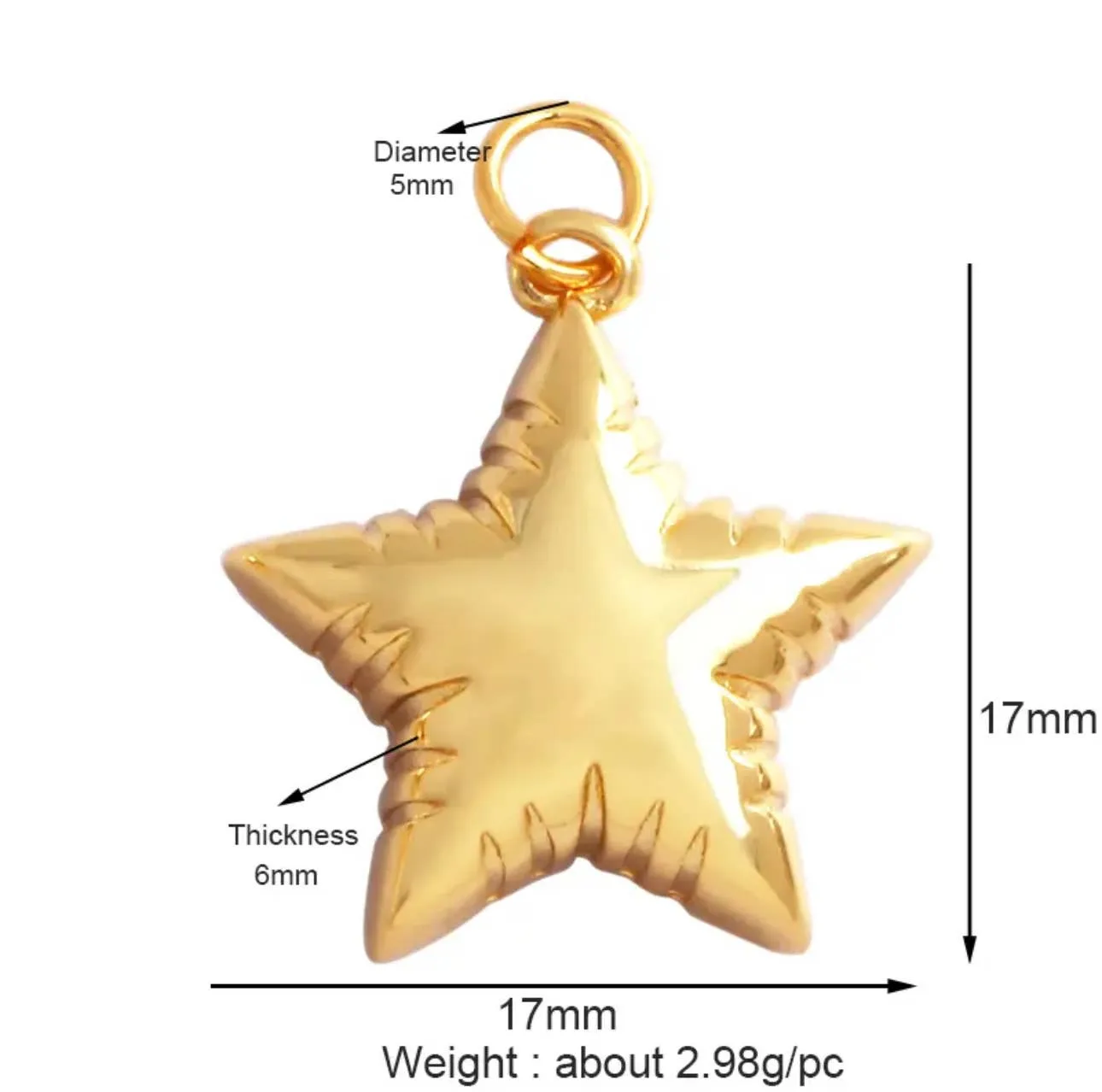 Star Balloon Charm For Charm Bar & Charm Necklaces