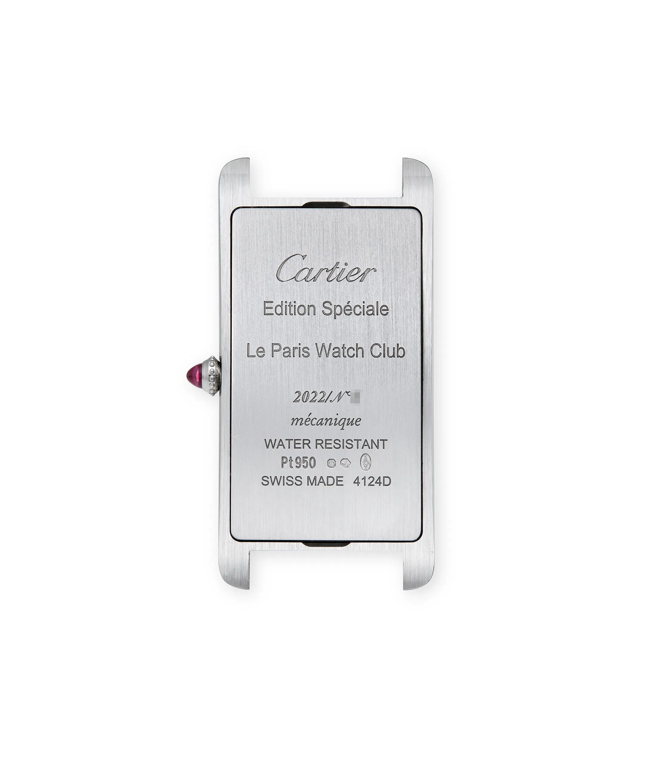 Tank Cintrée | Special Edition | Platinum