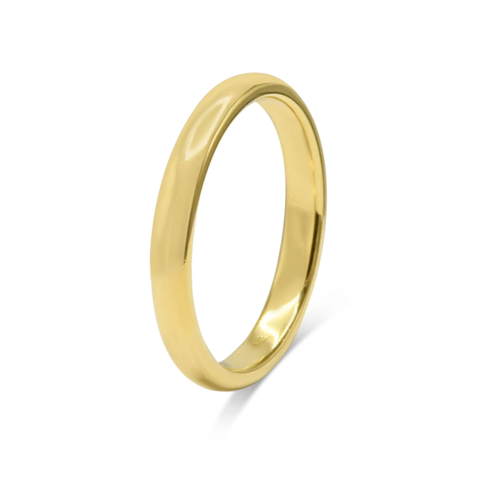 Tiffany 3mm Wedding Ring - 18ct Yellow Gold
