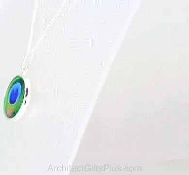 Tiffany Feathers Pendant Necklace
