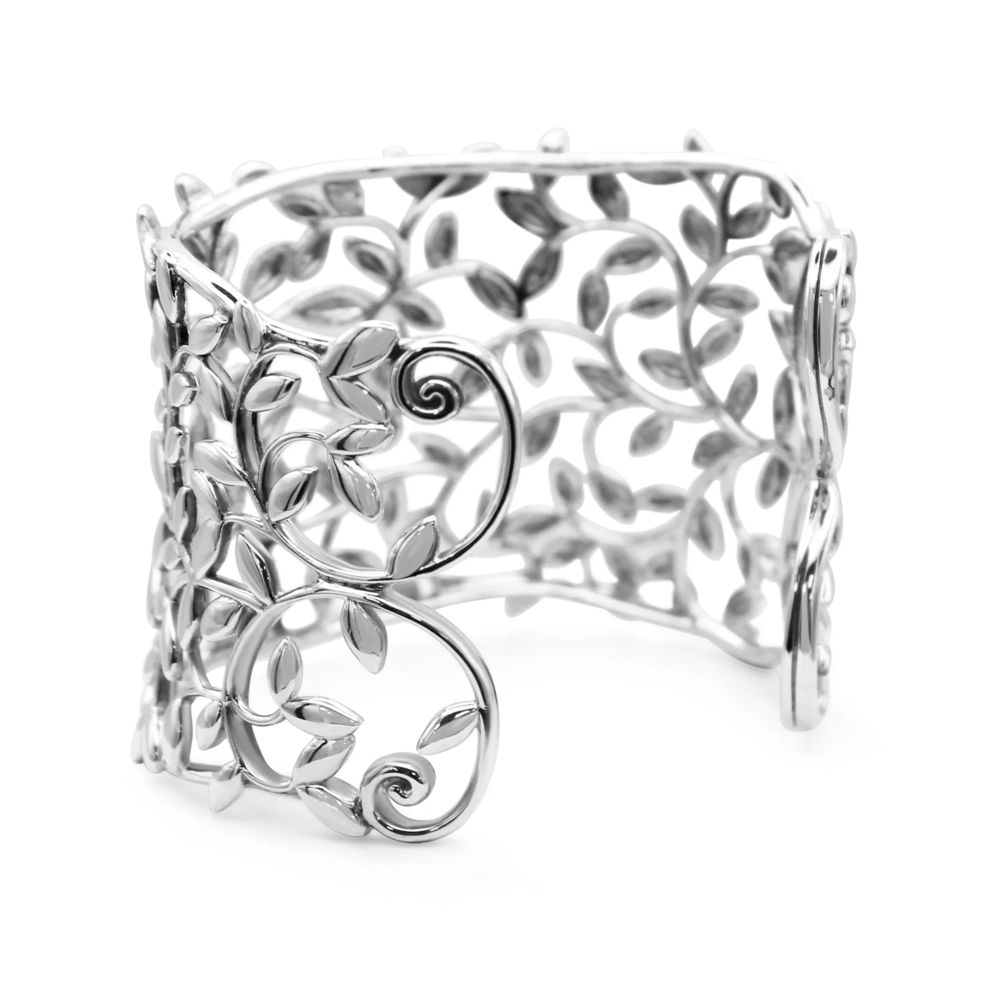 Tiffany Paloma Picasso Olive Leaf Cuff Bangle - Sterling Silver Medium